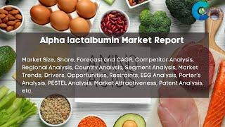 Alpha lactalbumin Market Report 2024 | Forecast, Market Size, Growth, Trends