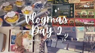 Vlogmas Day 2 Journal with me Travelers Notebook #vlogmas #vlogmas2024