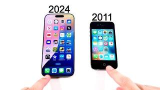 iPhone 16 Pro vs iPhone 4S - 13 Years Later