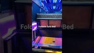 New Concept on 17 Seater Force Traveller Foldable Sofa Cum Bed Customization in Jaipur