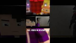 Afton Family FNAF Minecraft animation #shorts