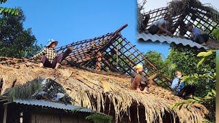 The couple found help, replaced the roof and were no longer afraid of the rain