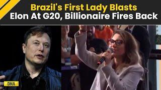 Elon Musk Fires Back At Brazil's First Lady Janja Lula’s Controversial Remark