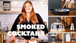 Cocktail Smoking Tutorial | 4 TECHNIQUES