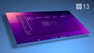 Windows 13 | Windows 11 Theme | New Start Menu | New Explorer | Glass Effect