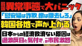 【韓国、異常事態で大パニック】「慰安婦は詐欺、像は撤去しろ」と韓国各地で声が上がる！日本からの経済救済ない原因は過激反日と気付き、一部市民激怒か…