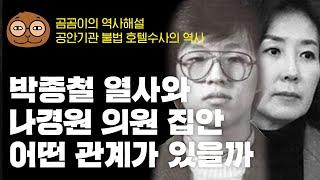 역사해설 - 공안기관 숨겨진 불법, 호텔수사의 역사 : 나경원 집안과 공안기관의 관계