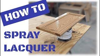 Spraying Lacquer Full Tutorial