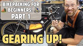 BIKEPACKING FOR BEGINNERS! Pt. 1 - Packing up a bicycle for an overnight bike camping adventure tour