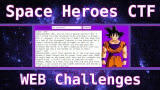 Web Challenges [Space Heroes CTF 2023]