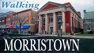 Morristown, NJ - A Sunday Morning Walk on South Street (with Closed Caption historical information)