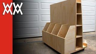 Build a lumber storage cart for your workshop