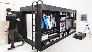 Creative & Smart STORAGE Ideas For Your SMALL Apartment | Space Saving Furniture! ▶8