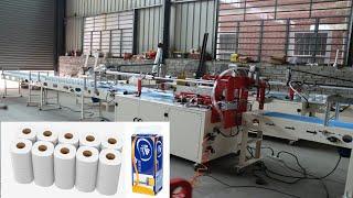 Automatic Toilet Paper Packing Machine 24 Rolls Toilet Paper Multiple Rolls Packing Machine China