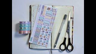 PLAN WITH ME // Hobonichi Weeks Sticker Kit feat. Starfish and Frog