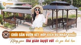 Chòi sân vườn | Chòi nghỉ sân vườn đẹp Vương Quốc Nội Thất CWH01