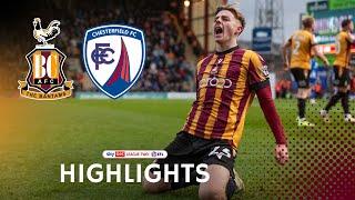 MATCH HIGHLIGHTS: Bradford City v Chesterfield