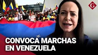 MARÍA CORINA MACHADO asegura que EDMUNDO GONZÁLEZ será presidente de VENEZUELA | Gestión