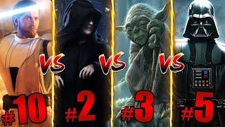 Who's the Most Powerful Force User in Star Wars? | Ranking Force Users From Weakest to Strongest!