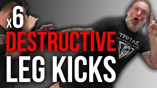 Leg Kicks - The Most DESTRUCTIVE & Useful Kick