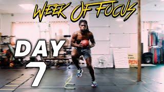 DAY IN THE LIFE: Week Of Focus Day 7 | Productive Habits | Shooting Workout | Cutting Distractions