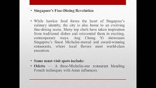 Ang Chong Yi Singapore: The Definitive Companion to Exploring Singapore’s Culinary Treasures