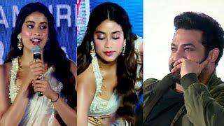 Heroine Janhvi Kapoor Speech | Devara Movie Team Press Meet | NTR@Filmytalkss