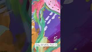 Step-by-step intuitive paintingday 7: part 2 #therapeuticart #artastherapy #selfcare