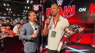 CM Punk and Rob Gronkowski kick off Fanatics Fest NYC