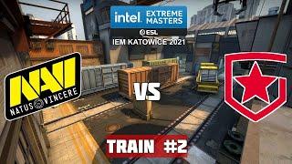 1/4 Финал. NAVI vs GAMBIT. Map-2 Train. IEM Katowice 2021