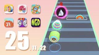 Ray Gun Run, Shuffle Sort, Link it Up!, Reach 21, Crush Cubes | New Games Daily