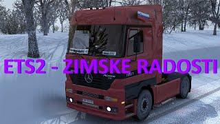 ETS2 - ZIMSKE RADOSTI #PROMODS #MERCEDES