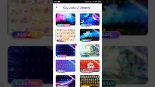 How to change keyboard color using Neon LED keyboard app(Android)