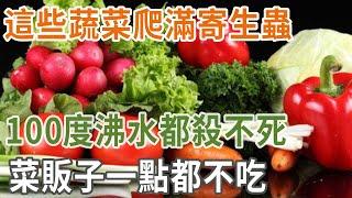 這些蔬菜爬滿寄生蟲，100度沸水都殺不死，菜販子一點都不吃，你卻天天往家買|養之道