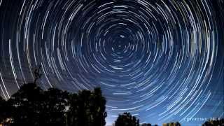 North Star (STAR TRAILS) Time-lapse HD!