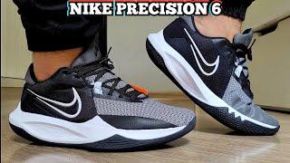 Review Tênis Nike Precision 6 Preto Com Branco | Comprado Na Netshoes | Demonstração No Pé | On Feet