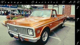 1971 Chevrolet Cheyenne C350 Pickup Truck Review | Vintage Trucks & Cars | USA