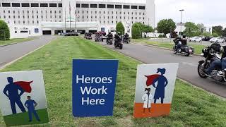 Appreciation Ride for Healthcare Workers Rolls by Duke Regional Hospital