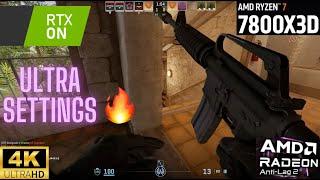 Counter Strike 2 CS2 INFERNO 2024 ANTI-LAG 2.0 RTX ON 4K RYZEN 7 7800X3D ULTRA SETTINGS 