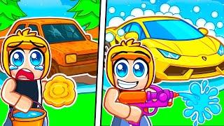 Power Washing DIRTIEST Cars To Make $9,195,024 in Roblox!