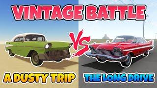 50s Vintage Car Battle Comparison | A Dusty Trip (Roblox) vs The Long Drive (Steam)