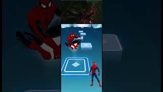 Spiderman is dancing to music coffin dance remix and playing tiles hop game! #shorts #spiderman