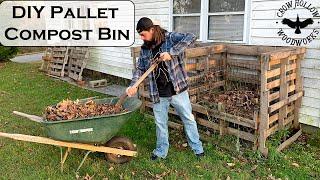 DIY Budget Pallet Compost Bin