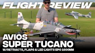 Flight Review - Avios Super Tucano 1600mm (PNF)