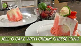 Jello Cake with Cream Cheese Icing | Charlotte Cooks