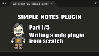 [SNP01] Simple Notes Plugin 1/5