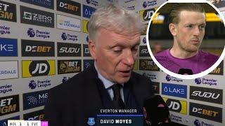 David Moyes Jordan Pickford Post Match Interview Wolverhampton 1 vs 1 Everton 08/03/2025