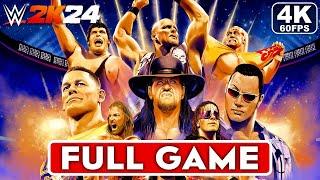 WWE 2K24 Showcase 40 Years Of Wrestlemania Gameplay Walkthrough FULL GAME [4K 60FPS PS5]