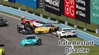 Intense Restart Crash: Chaos Unleashed in Late Restart | CMRSC Assetto Corsa League Race