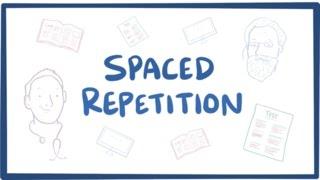 Spaced repetition in learning theory